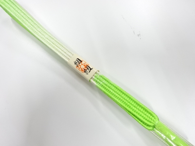 未使用品　正絹　手組帯締め